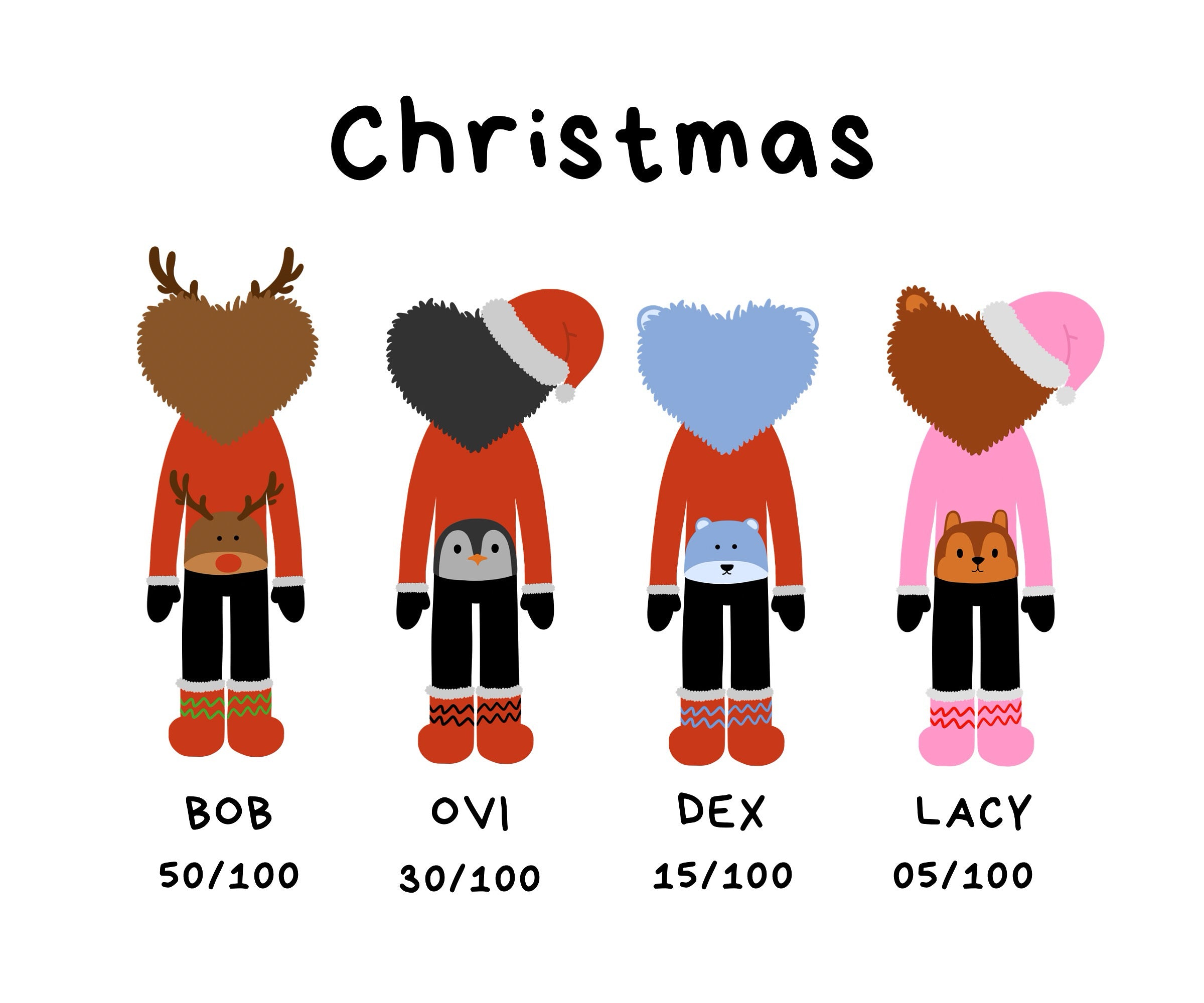 Tête Bag christmas #1